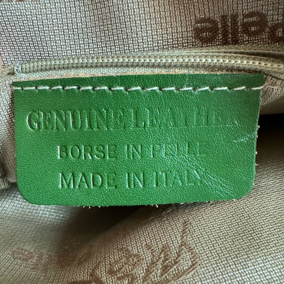 Moda in Pelle Alice blue/Saddle leather Crossbody bag - Picture 2 of 6